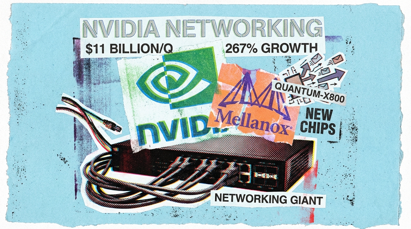 איך Nvidia בונה ענקית רשת של 11 מיליארד דולר ברבעון